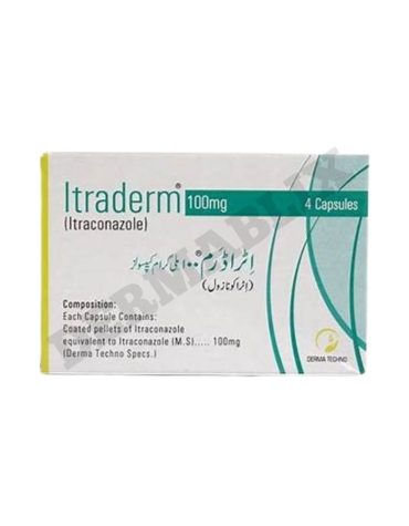 Itraderm 100mg Cap